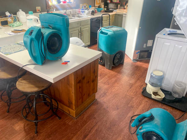 Water damage restoration process in Ferrum, VA